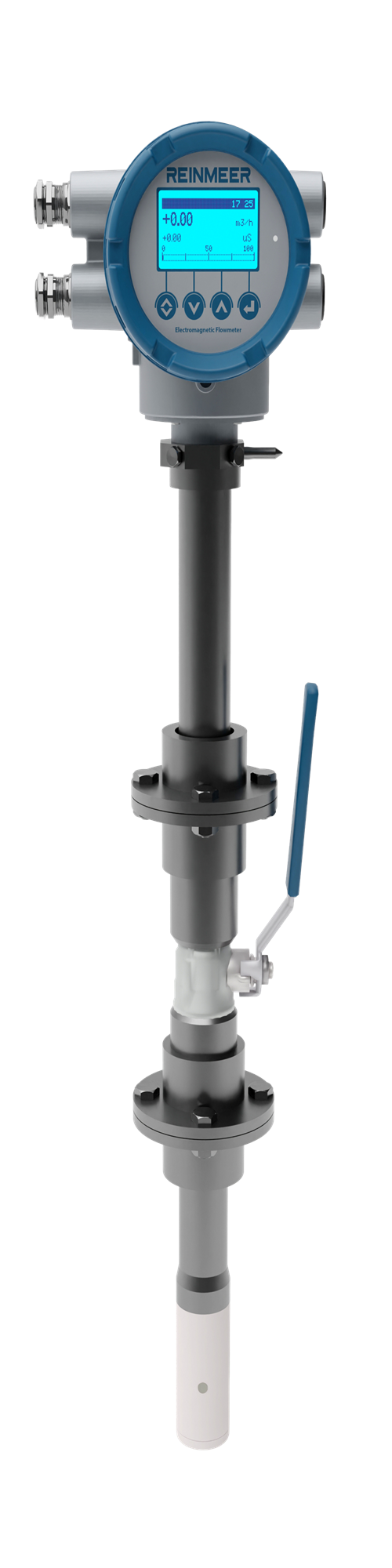 Reinmeer RM-INS Series Compact Type Immersion Electromagnetic Flowmeter