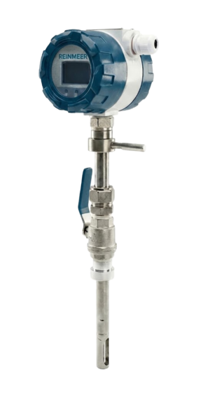 IMMERSION TYPE THERMAL MASS FLOWMETER