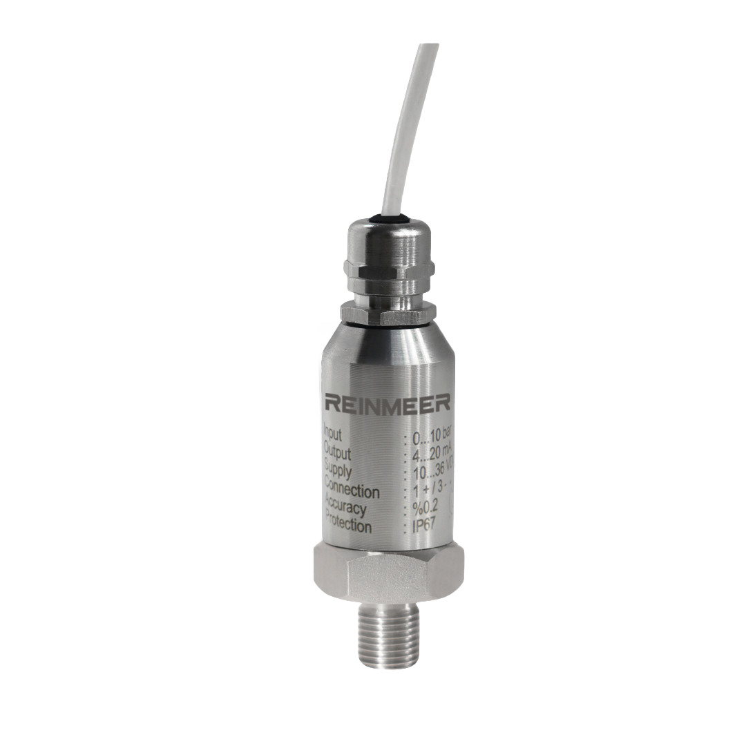 RM-P04 Stainless Steel Pressure Transmitter Without Gauge